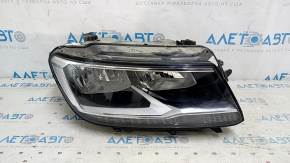 Фара передняя правая VW Tiguan 18-21 голая галоген, ДХО LED, скол
