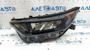Фара передняя левая Toyota Rav4 22-25 LED, черная, Hybrid LE, USA built, царапины