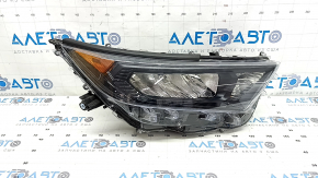 Фара передняя правая Toyota Rav4 22-25 LED, черная, Hybrid LE, USA built, царапины