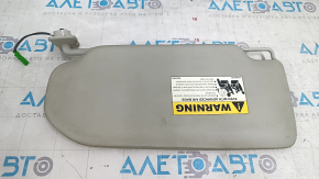 Козырек правый Volvo XC90 16-26 кожа серая с подсветкой, без крючка, царапины, под химчистку