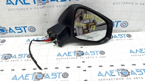 Зеркало боковое правое в сборе Toyota Rav4 19-25 3 пина, структура, царапины