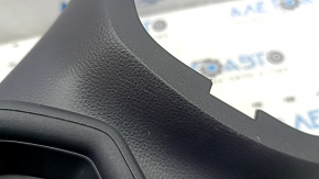 Накладка центральной консоли с подстаканниками Toyota Rav4 19-24 черная, царапины