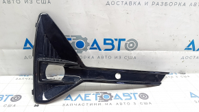 Решетка переднего бампера боковая правая Polestar 2 21-25 черный глянец, под ПТФ, под парктроник
