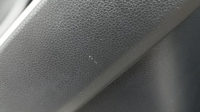 Ornamente ușă spate stânga Toyota Rav4 19-24 negru, cotiera piele neagră, inserție plastic neagră, ornament gri cu mâner, zgârieturi