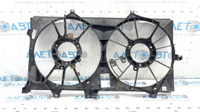 Carcasă radiator difuzor netratată Toyota Camry V50 12-14 hibrid SUA, piese încorporate găurite, șuruburi rupte