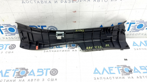 Ornamente prag spate dreapta Toyota Rav4 19-25 hibrid negru, zgârieturi