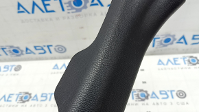 Накладка порога передняя левая Toyota Rav4 19-24 черная, царапины, потерта