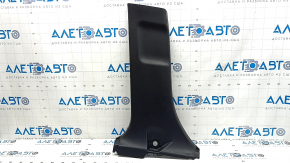 Ornament stâlp central stânga jos Toyota Rav4 19-24 negru, zgârieturi