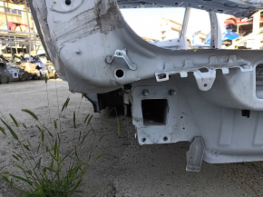 Задняя панель Chevrolet Equinox 18-24 2 части, на кузове, белая, замята
