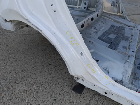 Закат крыла заднего правого Chevrolet Equinox 18-24 на кузове, белая, примят