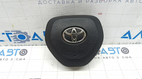 Подушка безопасности airbag в руль водительская Toyota Rav4 19-24 черная