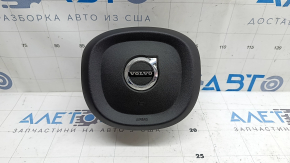 Подушка безопасности airbag в руль водительская Volvo XC90 16-23 черная, царапины