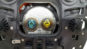 Подушка безопасности airbag в руль водительская Volvo XC90 16-23 черная, царапины