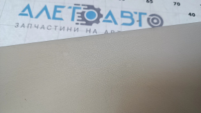Обшивка двери багажника верхняя Nissan Leaf 13-17 серая, царапины, потертость