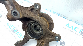 Цапфа со ступицей передняя левая Toyota Camry v50 12-14 hybrid usa ржавая, с шаровой
