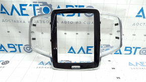 Ornamente frontale cadru monitor Volvo XC90 16-23 negru lucios, zgârieturi