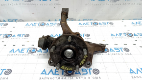 Цапфа со ступицей передняя правая Toyota Camry v50 12-14 hybrid usa ржавая, с шаровой