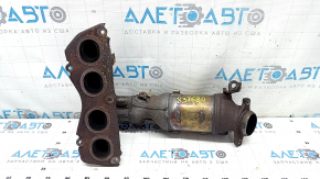 Коллектор выпускной с катализатором Toyota Camry v50 12-14 hybrid usa,ржавый, обломана шпилька