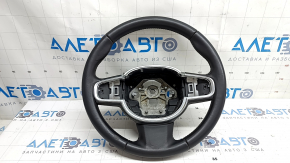 Volan netratat Volvo XC90 16-23 piele neagră, fără încălzire și pedale, uzat, zgârieturi