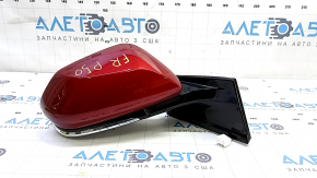 Зеркало боковое правое в сборе Toyota Prius 50 16-20 6 пинов, BSM, красное