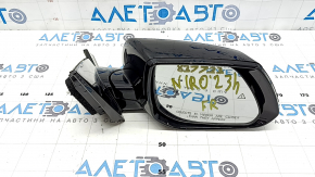 Зеркало боковое правое Kia Niro 23-26 HEV, PHEV 10 пинов, поворотник, подогрев, автоскладывание, BSM, черное, царапины