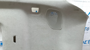 Căptușeală plafon Volvo XC90 16-23 pentru panou panoramic, pentru al treilea rând de scaune, gri, cu grile pentru difuzoare, pentru curățare chimică, cute, elemente de fixare rupte