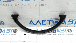 Накладка руля Kia Niro 23-26 хром, черная кожа, царапины