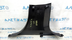 Ornament stâlp central stânga jos Volvo XC90 16-23 negru, zgârieturi