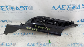 Ornamente prag spate dreapta interior Volvo XC90 16-18 cu iluminare din spate, negru, zgârieturi