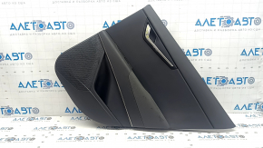Ornamente ușă spate dreapta Kia Niro 23-24 HEV, negru, cotiera gri închis, ornament cromat, cu mâner, zgârieturi