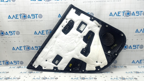 Ornamente ușă spate dreapta Kia Niro 23-24 HEV, negru, cotiera gri închis, ornament cromat, cu mâner, zgârieturi