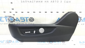 Ornamente scaun șofer stânga Infiniti QX50 19-25 negru, zgârieturi