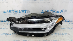 Far stânga față complet Volvo XC90 16-17 LED, nisip, pânză de păianjen, pentru lustruit