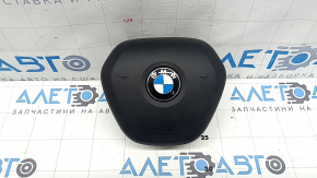 Подушка безопасности airbag в руль водительская BMW X3 G01 18-24 черная тип 1, царапины