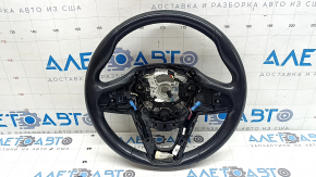 Volan gol BMW X3 G01 18 - piele, negru, încălzit, sub pedale, zgârieturi, uzat, exfoliat, rupt