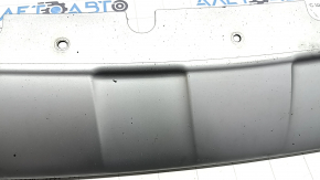 Нижняя накладка переднего бампера BMW X3 G01 18-21 без молдинга, серая, X-Line, песок