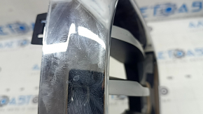 Решетка радиатора grill левая BMW X3 G01 18-21 ноздря, хром обрамление+ серая решетка, сломаны крепления, песок