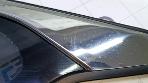Форточка глухое стекло задняя левая Honda Accord 18-22 хром, царапины на хроме