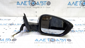 Зеркало боковое правое в сборе Honda Accord 18-22 12 пинов, BSM, подогрев, поворотник, графит
