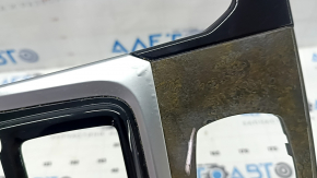 Ornamente consolă centrală BMW X3 G01 18-21 neagră, inserție cromată Perlglanz stejar închis, cu emblemă, zgârieturi, lac umflat, suport rupt
