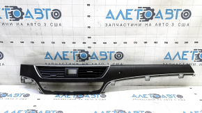 Ornamente bord dreapta Honda Accord 18-22 gri, lemn, tip 2 cu mulaje cromate, cu deflectoare