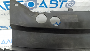 Решетка радиатора grill VW Tiguan 22-24 без эмблемы, под радар, поплавлена, в копоти, песок