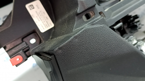 Торпедо передняя панель с AIRBAG BMW X3 G01 18-21 черная, под проекцию, вмятины, ржавый пиропатрон