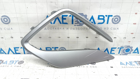 Grilă inferioară bară față dreapta VW Tiguan 22-24 argintiu, nisipos