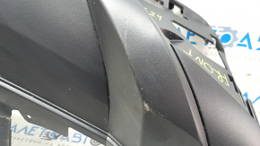 Губа переднего бампера VW Tiguan 22-24 структура, под парктроники, примята, царапины, не штатные отверстия