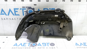 Заглушка глушителя правая Honda Accord 18-22 hybrid с хромом, вставка графит, с хромом