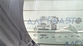 Дверь багажника голая со стеклом Ford Explorer 20-25 тонировка, серебро JS, вмятина