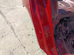 Четверть крыло задняя правая Toyota Prius 50 16-18 под BSM на кузове, красная, тычки