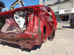 Четверть крыло задняя правая Toyota Prius 50 16-18 под BSM на кузове, красная, тычки
