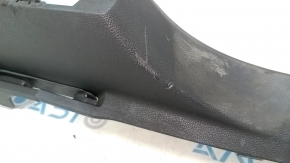 Ornamente prag ușă față stânga VW Tiguan 18-24 negre cu inserție cromată, cu iluminare din spate, zgârieturi, pentru curățare chimică, în sapă